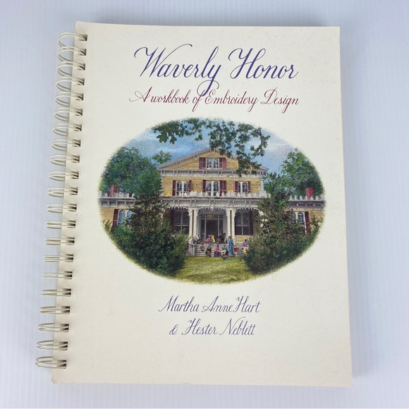 Wavery Honor A Workbook of Embroidery Design Book Softcover 1858 Sketch Patterns - Picture 1 of 11